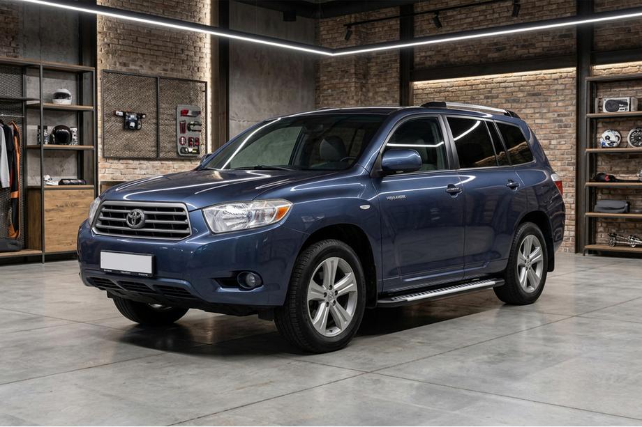 Toyota Highlander 2008–2013 Side steps Line (2 stuks, aluminium) Image