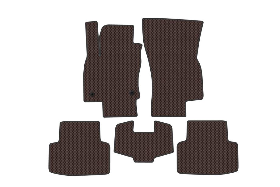 Volkswagen Taos/Tharu 2018–2024 Rubberen automatten Carsuit (Bruin) Image