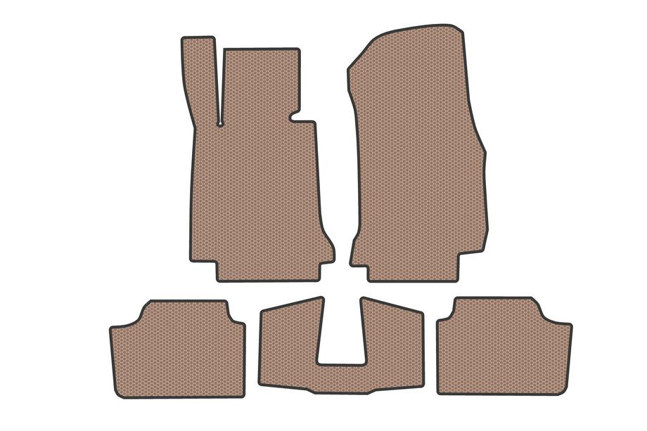 BMW 2-serie F22/F23 2014–2021 Rubberen automatten Carsuit (voor F22, beige) Image