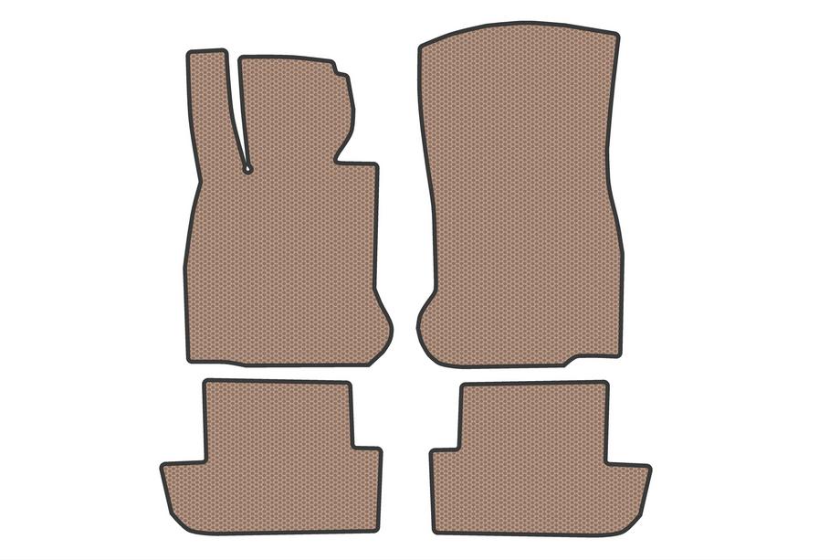 BMW 6-serie F12/F13/F06 2011–2018 Rubberen vloermatten Carsuit (voor F12/13, beige) Image