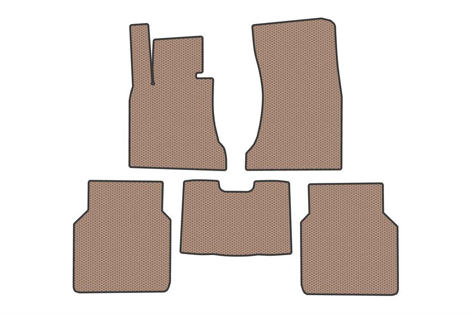 BMW 7-serie E65/66 2001–2008 Rubberen automatten Carsuit (voor E66, beige) Image