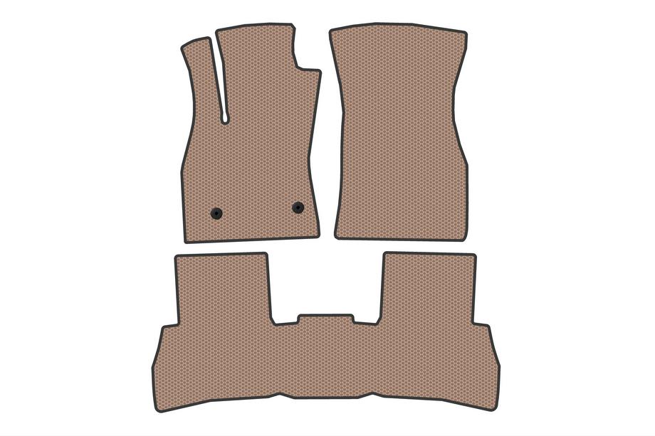 Fiat Doblo II 2010–2022 Rubberen automatten Carsuit V2 (2010-2015, Beige) Image