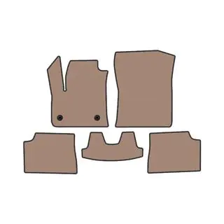 Rubberen automatten Carsuit (Електро, beige)