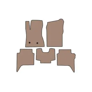 Rubberen automatten Carsuit (Beige) foto 1