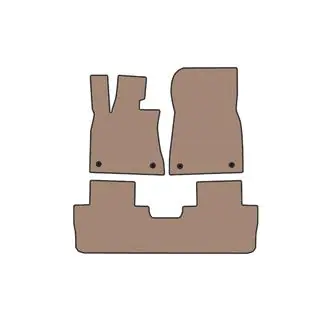 Rubberen automatten Carsuit (Beige) foto 1