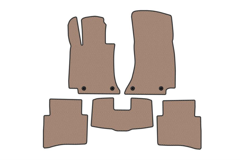 Mercedes E-class W214 2023– Rubberen automatten Carsuit (SD, Beige) Image