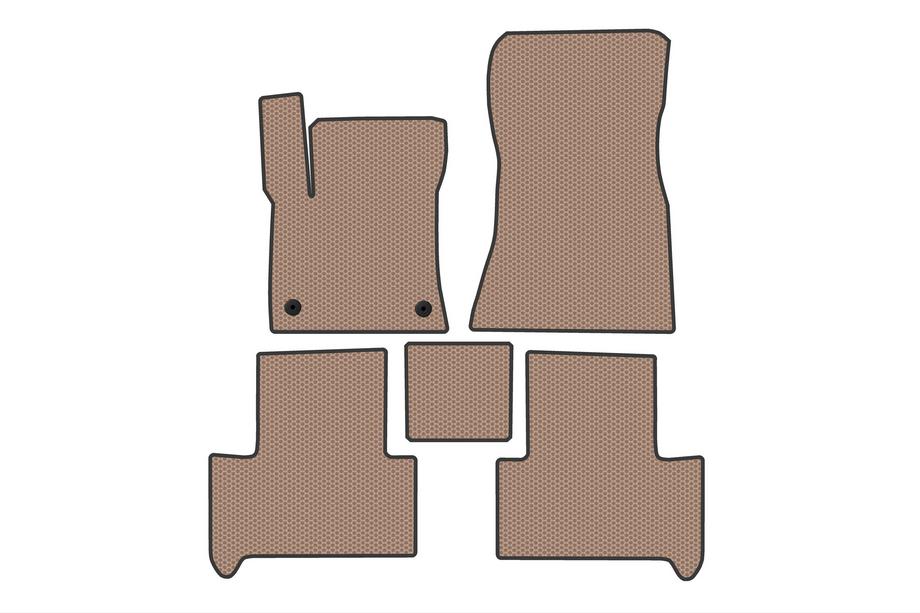 Mercedes EQB 2021– Rubberen automatten Carsuit (Beige) Foto 1