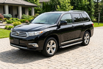 Toyota Highlander 2008–2013 Fullmond side steps (2 stuks, aluminium) foto 1