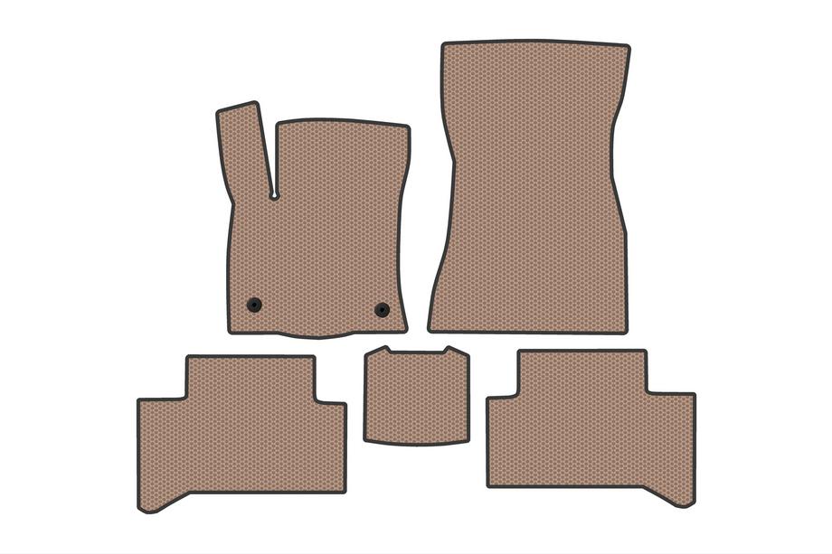 Mercedes EQA 2021– Rubberen automatten Carsuit (Beige) Image