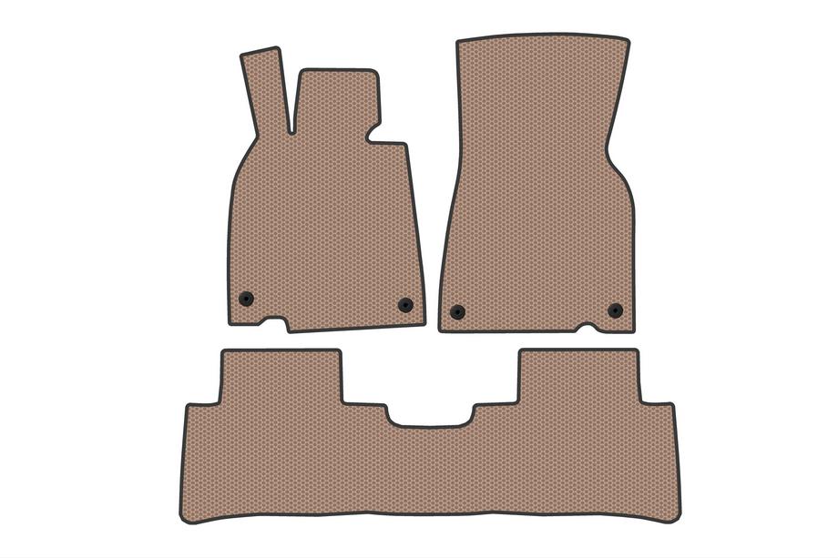 Mercedes EQE Rubberen automatten Carsuit (Beige) Image