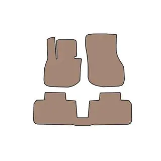 Rubberen mattenset Carsuit (Електро, Beige) foto 1