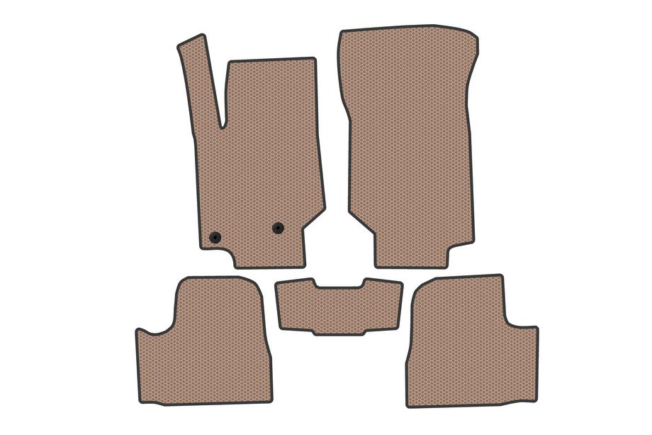 Peugeot 208 2019– Carsuit rubber automatten (benzine, beige) Image