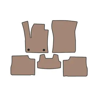Rubberen automatten voor het interieur Carsuit V2 (2023-, Elektrisch, Beige) foto 1
