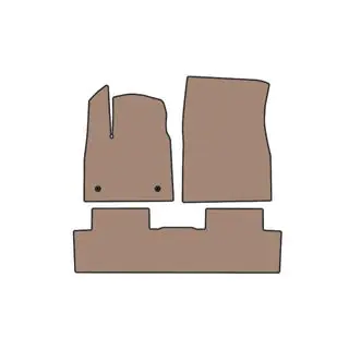 Rubberen automatten Carsuit (Beige) foto 1
