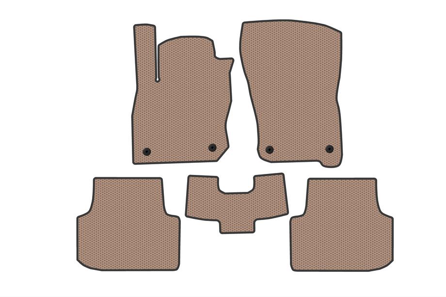 Seat Leon 2020– Rubberen automatten Carsuit (Beige) Image