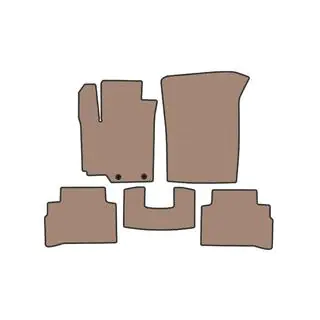 Rubberen automatten Carsuit V2 (Beige) foto 1