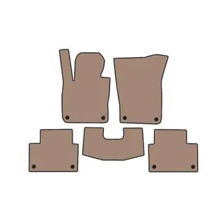 Rubberen automatten Carsuit (SW, beige) foto 1