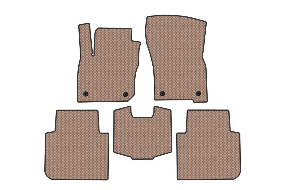 Volkswagen Tayron 2024– Rubberen automatten Carsuit (Beige) Image