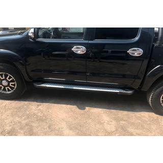 Side steps Allmond Grey (2 stuks, aluminium) Toyota Hilux 2006–2015 foto 4