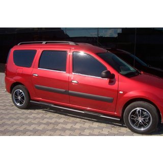 Sidebars Black (2 st., RVS) Dacia Logan MCV 2004–2014 foto 3