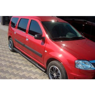 Sidebars Black (2 st., RVS) Dacia Logan MCV 2004–2014 foto 1