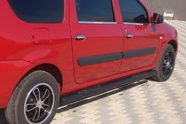 Lada Largus 2012– Sidebars Black (2 st., RVS) foto 2