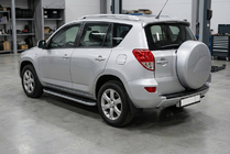 Toyota Rav 4 2006–2013 Side steps Tayga Grey (set van 2, aluminium) foto 1