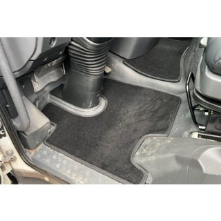 Premium stoffen automatten (Zwart) foto 1