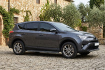 Toyota Rav 4 2013–2018 Bosphorus Black side steps (2 st., aluminium) foto 1