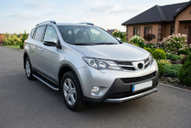 Toyota Rav 4 2013–2018 Side steps Tayga Grey (set van 2, aluminium) foto 1