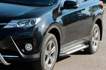 Toyota Rav 4 2013–2018 Side steps Allmond Grey (2 stuks, aluminium) foto 1