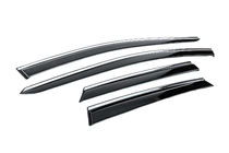 Volkswagen ID.7 2023– Windschermen met chromen sierlijst Niken Luxury (4 stuks) foto 3