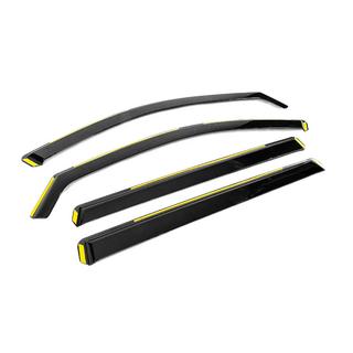 In-channel raamdeflectoren Niken Luxury (4 stuks) foto 3