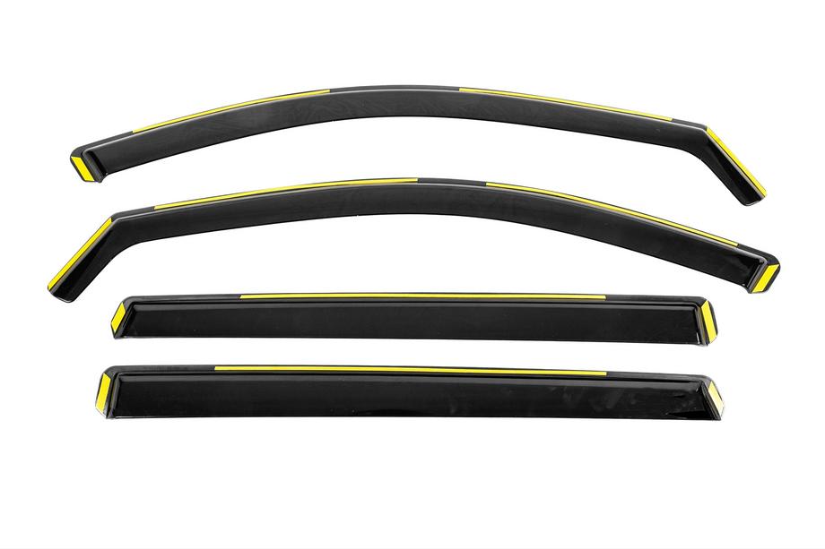Mazda CX-80 2024– In-channel raamdeflectoren Niken Luxury (4 stuks) Image