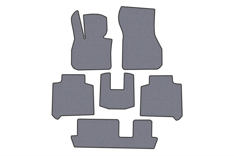 BMW 2 Serie Active Tourer F45/F46 2014–2021 Carsuit rubberen vloermatten (3 rijen, voor F46, grijs) Image