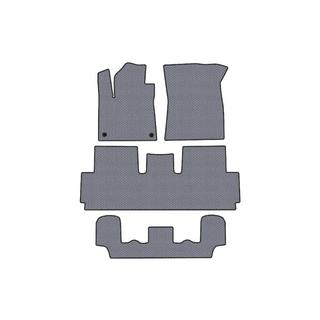 Carsuit rubber automatten (voor Grand, 3 rijen, grijs) foto 1