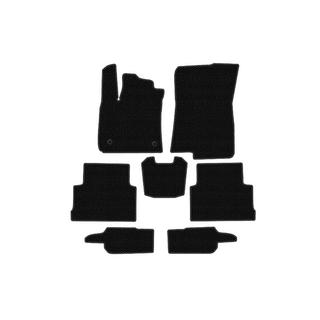 Carsuit rubber matten (3 rijen, zwart) foto 1