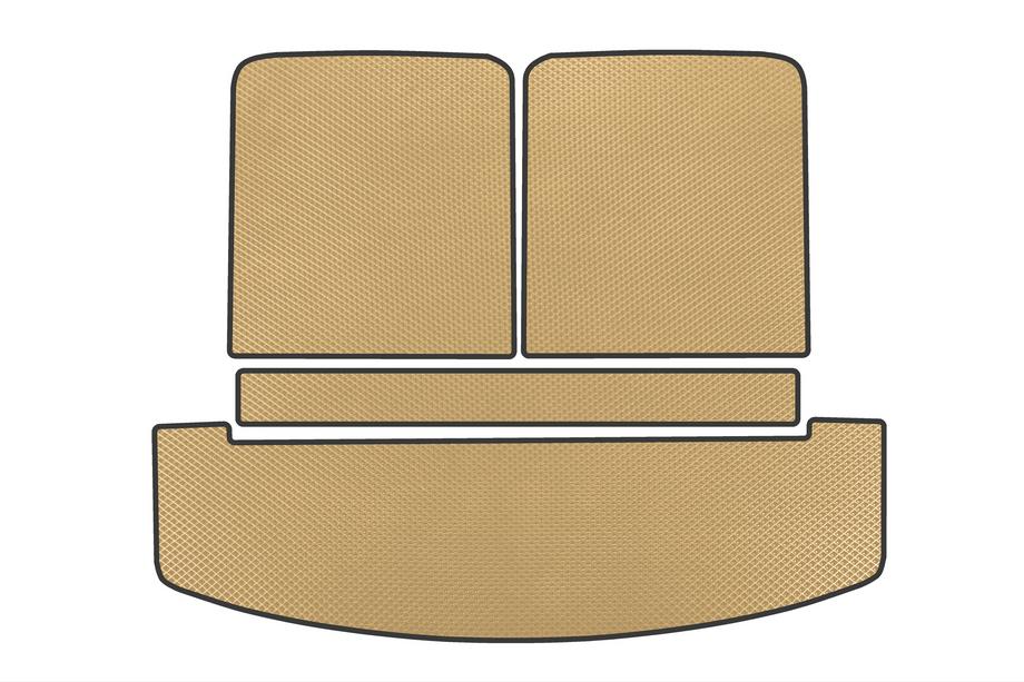 Hyundai Santa Fe 5 2023– EVA V2 kofferbakmat (Beige) Image