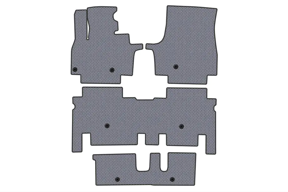 KIA EV9 Carsuit rubberen automatten (3 rijen, grijs) Image