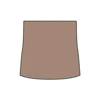 Rubberen kofferbakmat (Beige)
