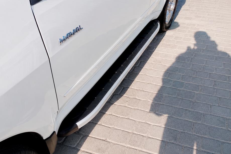 GreatWall Haval/Hover H3 2005–2013 Fullmond side steps (2 stuks, aluminium) Image