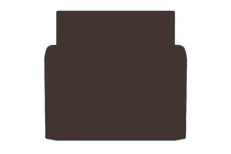 Mercedes S-class W221 2005–2013 Rubberen kofferbakmat (kort, bruin) foto 1