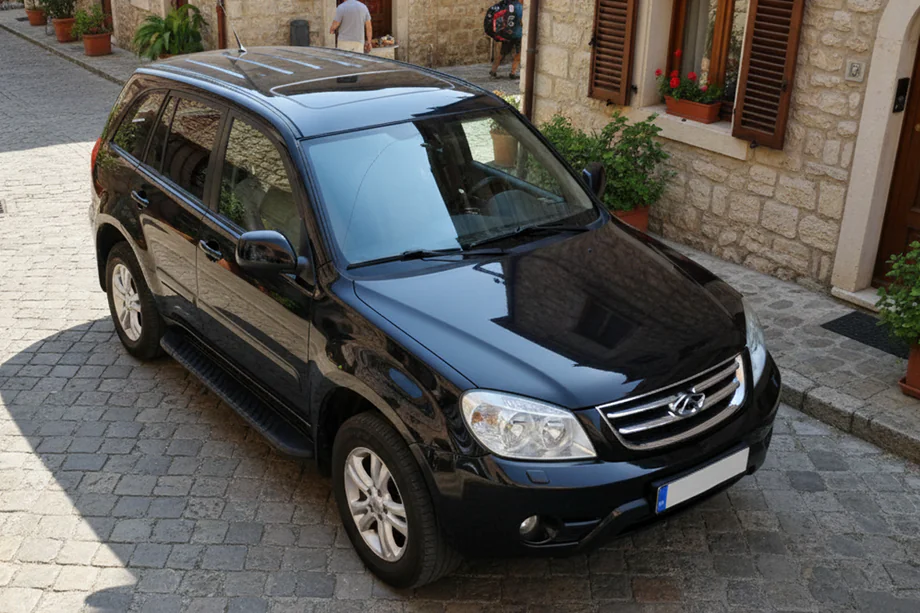 Chery Tiggo 3 2005– Bosphorus Black side steps (2 st., aluminium) Image