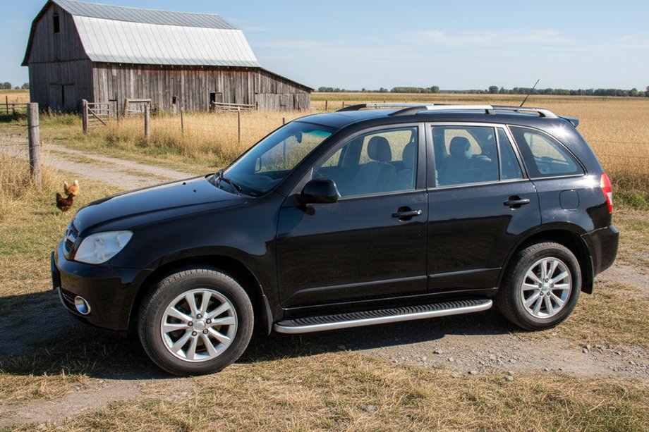 Chery Tiggo 3 2005– Tayga side steps (set van 2, aluminium) Image