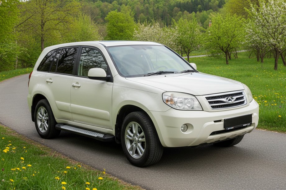 Chery Tiggo 3 2005– Side steps Allmond (2 stuks, aluminium) Image