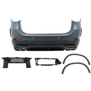 Complete achterbumper GLC63 AMG foto 3