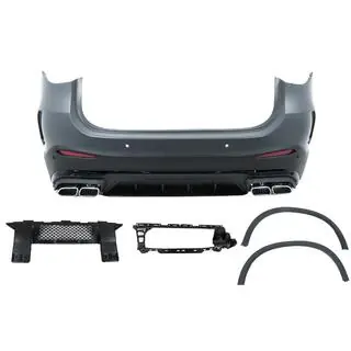 Complete achterbumper GLC63 AMG foto 3
