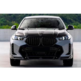 Frontbumper lip Lip LRT (voor M-Sport 2023+, carbon) BMW X6 G06 2019–2027 foto 3
