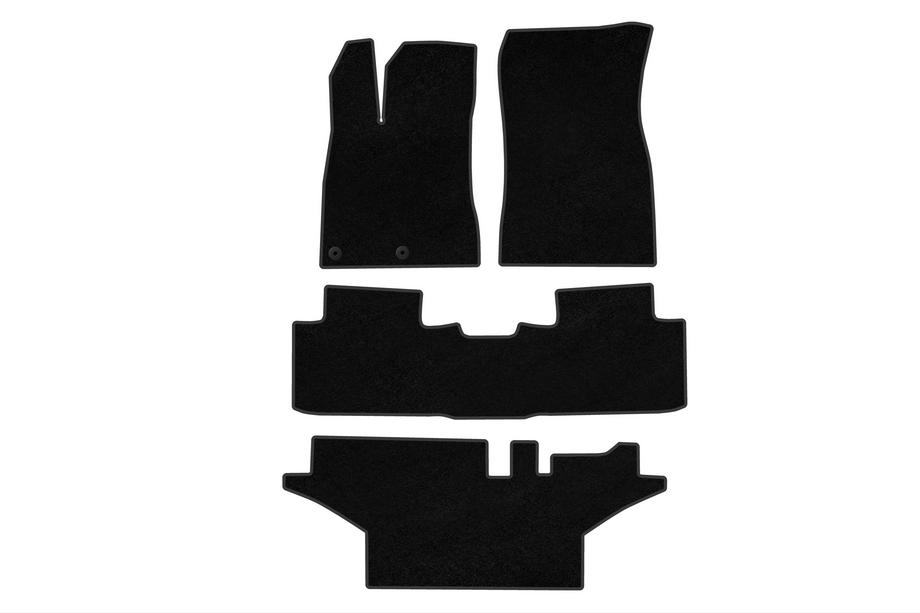 Peugeot 5008 2024– Textiele automatten Classic (3 rijen, zwart) Image