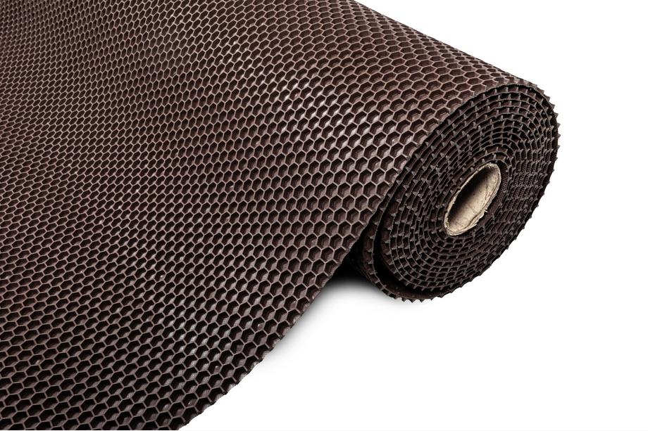 Rubberplaat voor automatten 120×100 cm (honingraat, bruin) Foto 1
